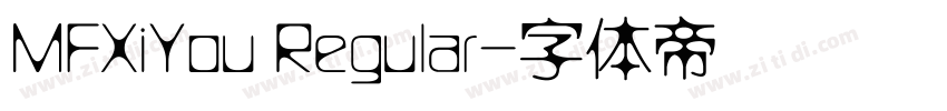 MFXiYou Regular字体转换